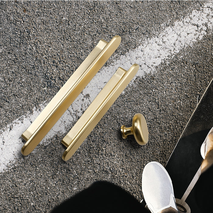Brushed Gold Finish Cabinet Cupboard Bar Handles