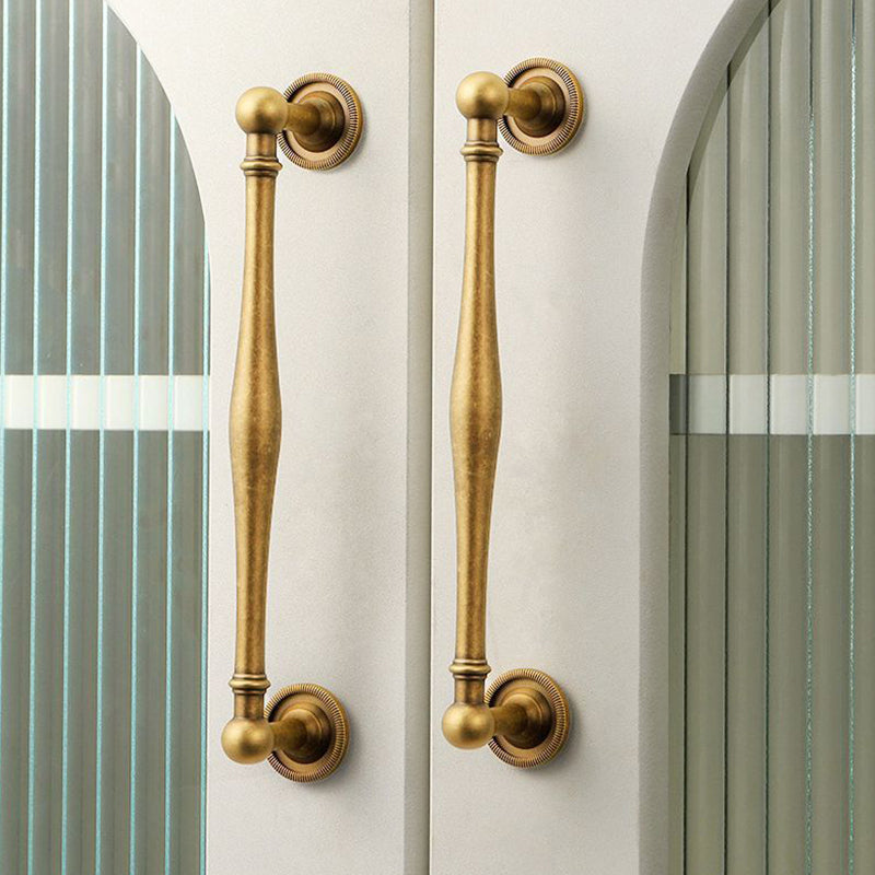 Vintage Antique Brass Cabinet Handles French Style Knobs