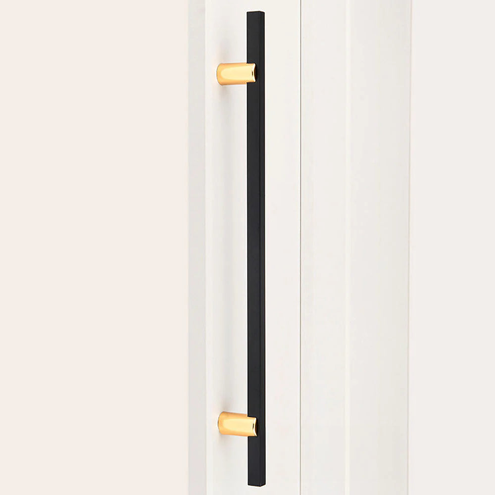 Black Gold Aluminum Alloy Handle for Kitchen and Bathroom Cabinets