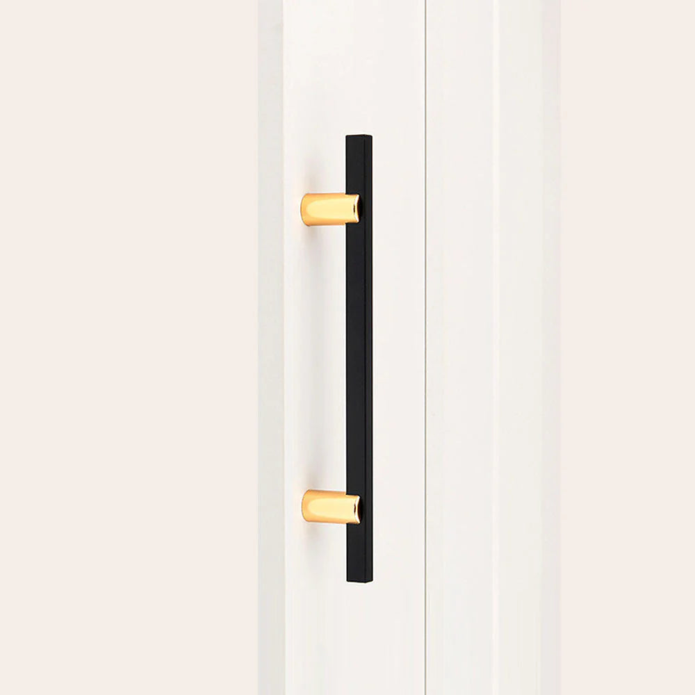 Black Gold Aluminum Alloy Handle for Kitchen and Bathroom Cabinets