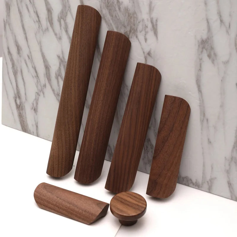 Walnut Wooden Handles for Cabinet and Drawers