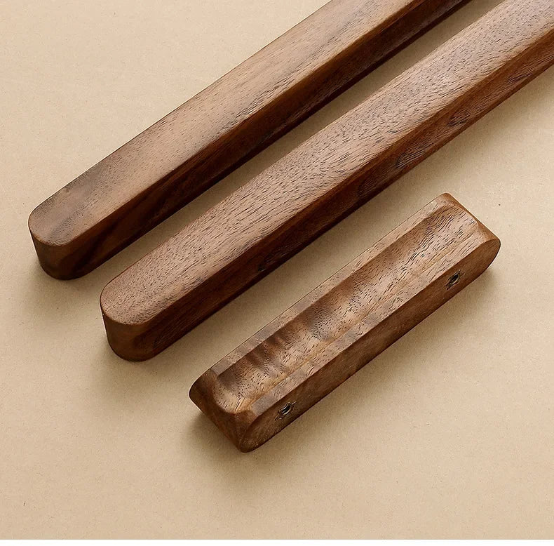Walnut Cabinet Handles Drawer Cupboard Door Pulls