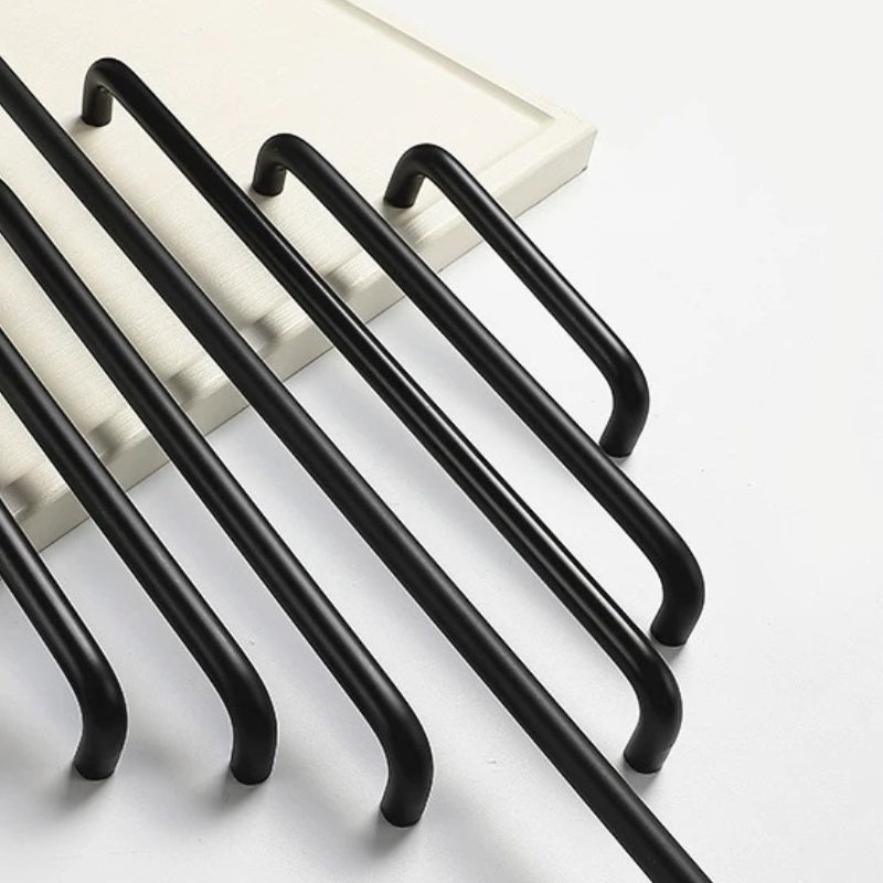 Black Aluminum Wardrobe Handles For Children's Room
