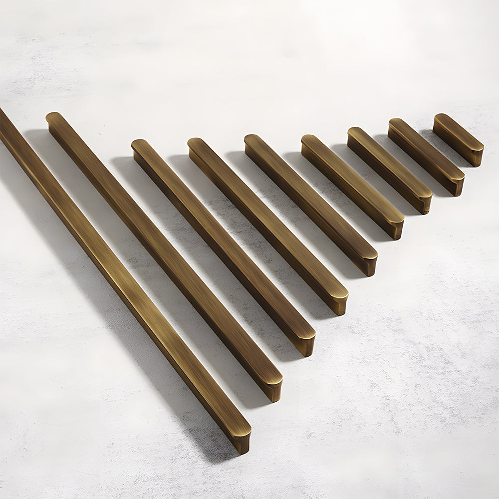 Antique Bronze Brass Edge Cabinet Handles