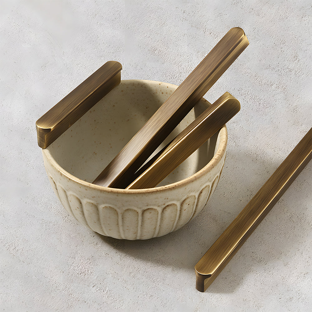 Antique Bronze Brass Edge Cabinet Handles