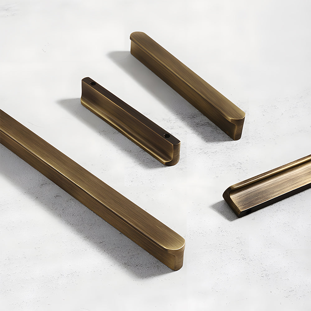 Antique Bronze Brass Edge Cabinet Handles