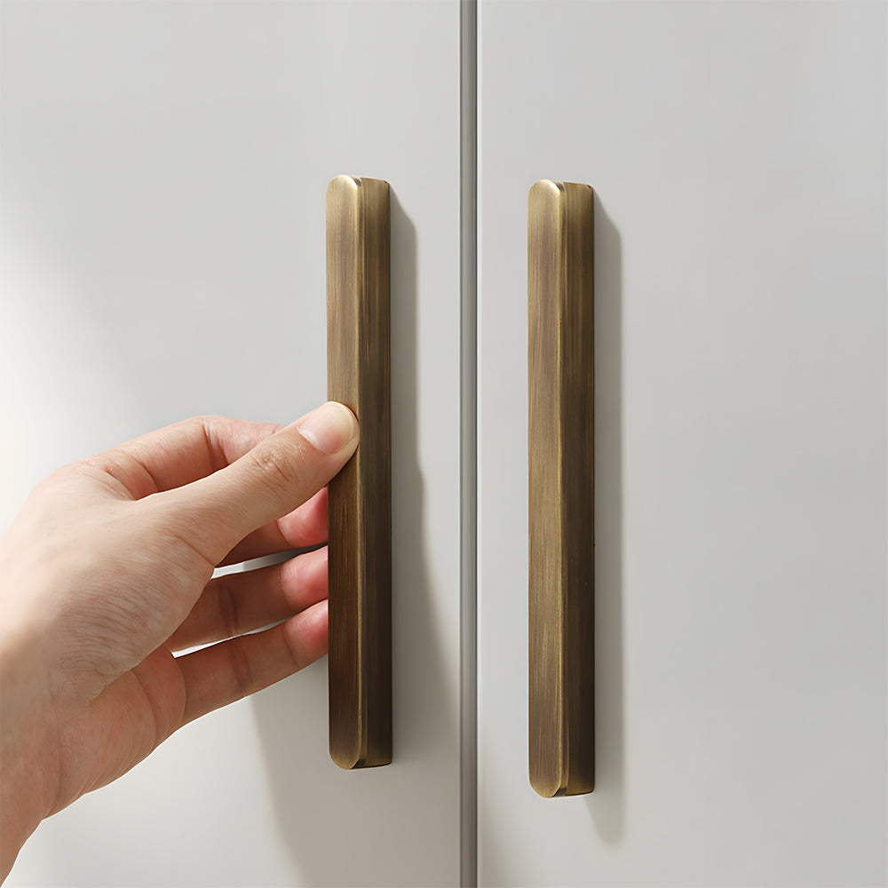 Antique Bronze Brass Edge Cabinet Handles