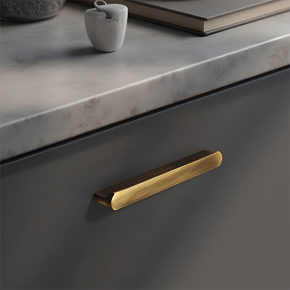 Antique Bronze Brass Edge Cabinet Handles