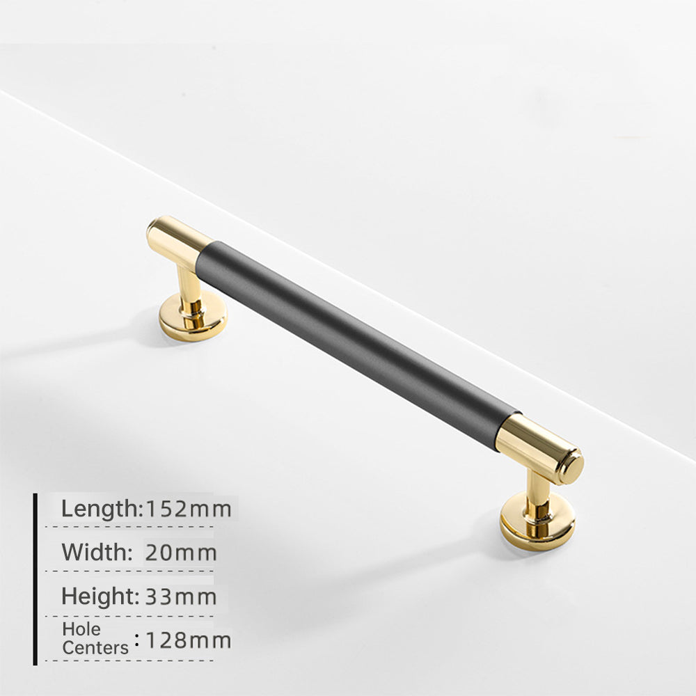 Modern Grey Satin Finish Cabinet Bar Handles Pulls