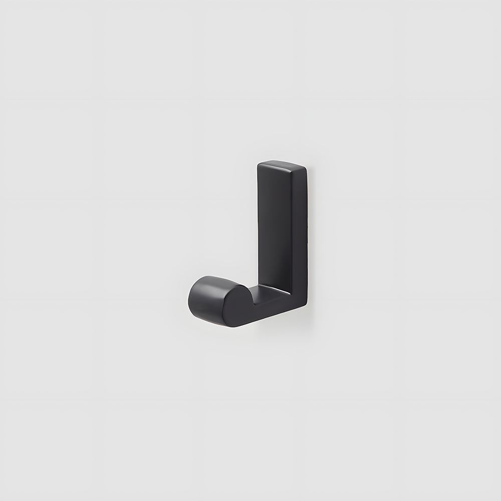 Modern Black & Silver Metal Wall Hook