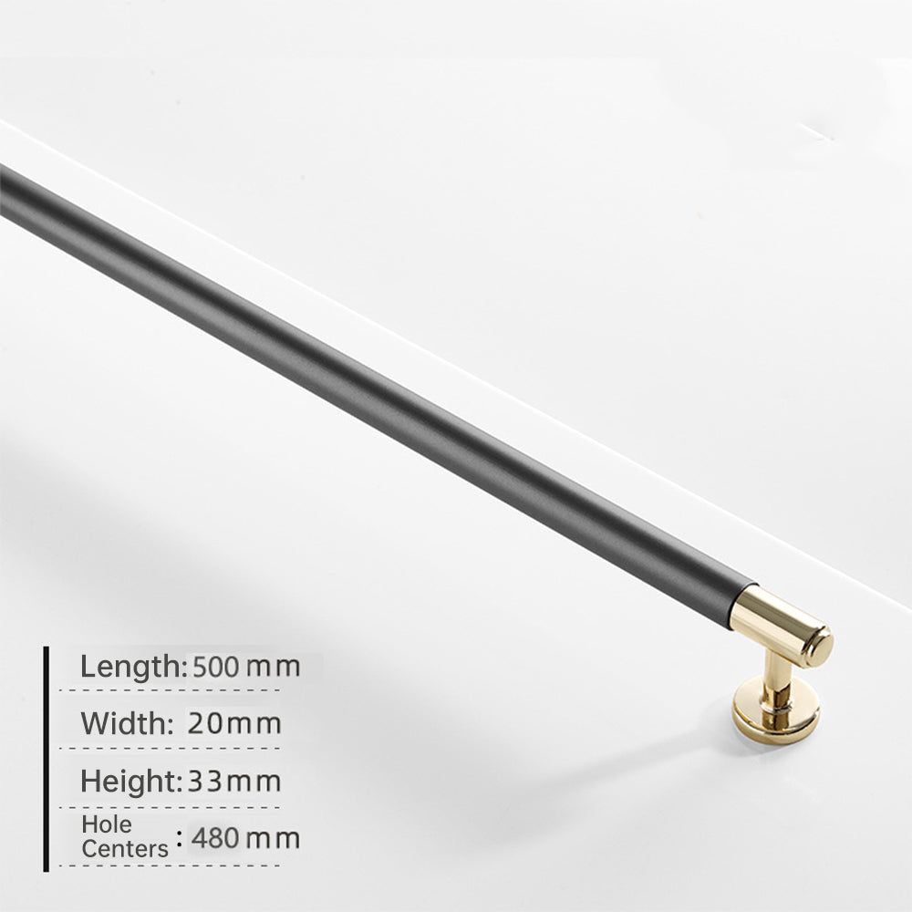 Modern Grey Satin Finish Cabinet Bar Handles Pulls
