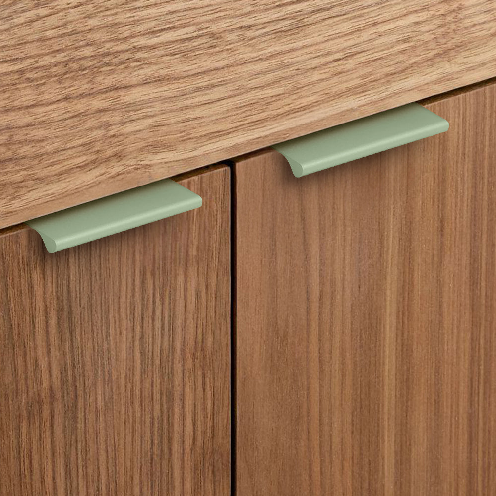 Colorful Invisible Edge Pull Handles Aluminum Drawer Wardrobe Pulls