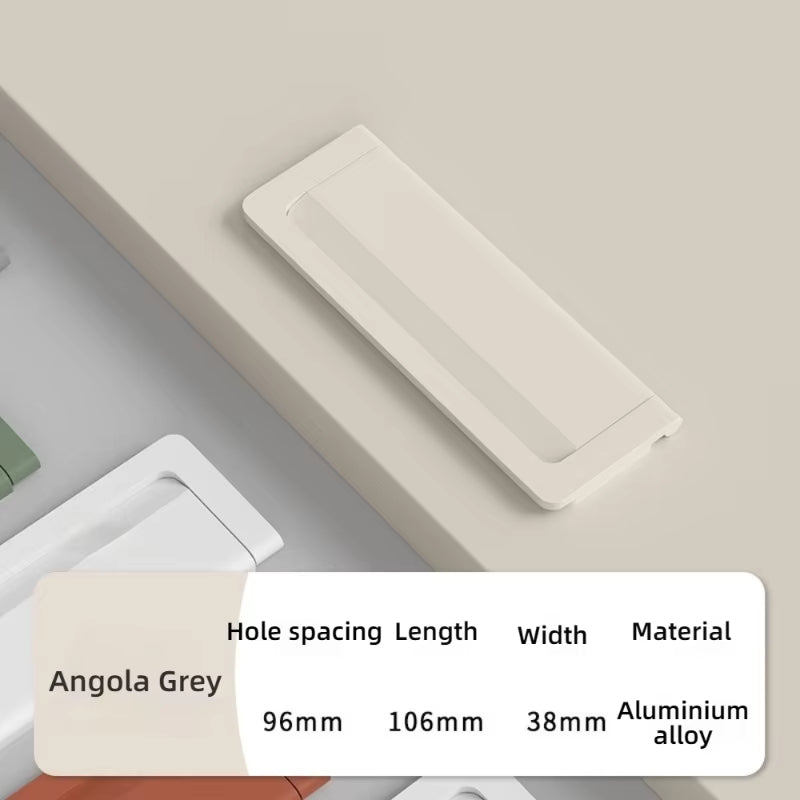 Modern Flip Cover Hidden Furniture Cabinet Handle for Wardrobe