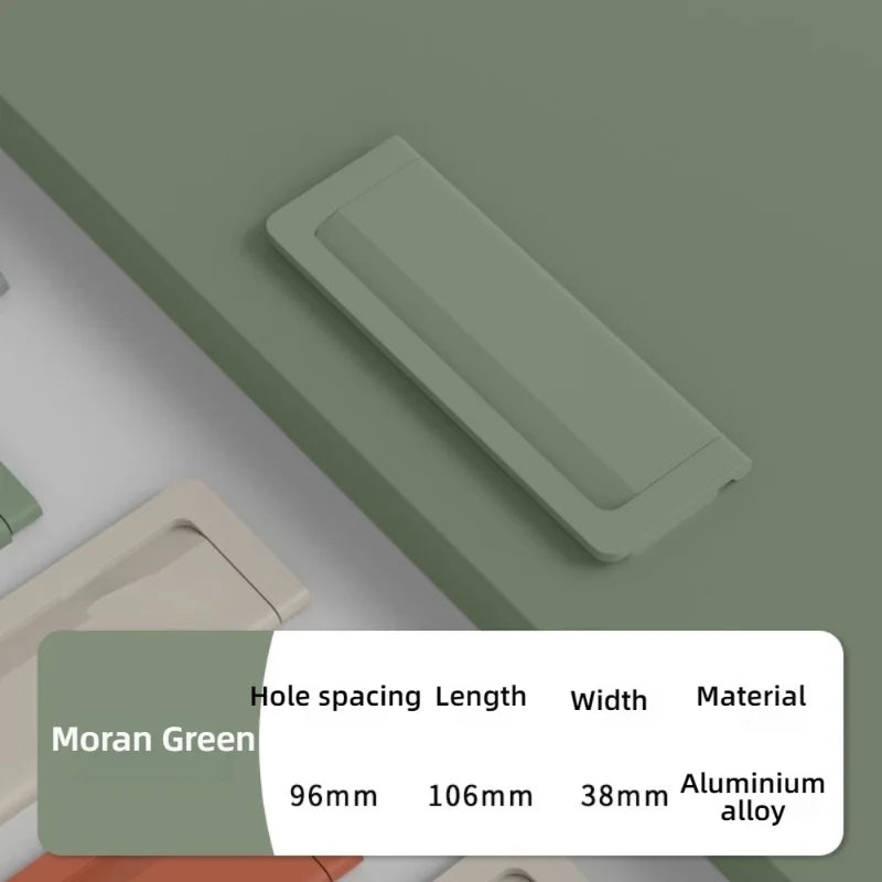 Modern Flip Cover Hidden Furniture Cabinet Handle for Wardrobe