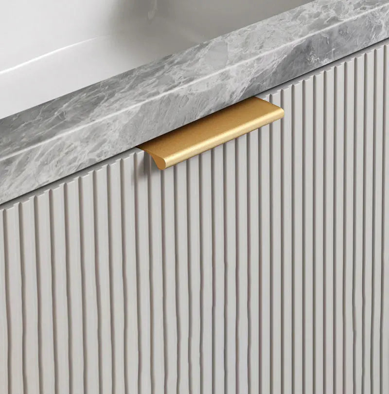 Colorful Invisible Edge Pull Handles Aluminum Drawer Wardrobe Pulls