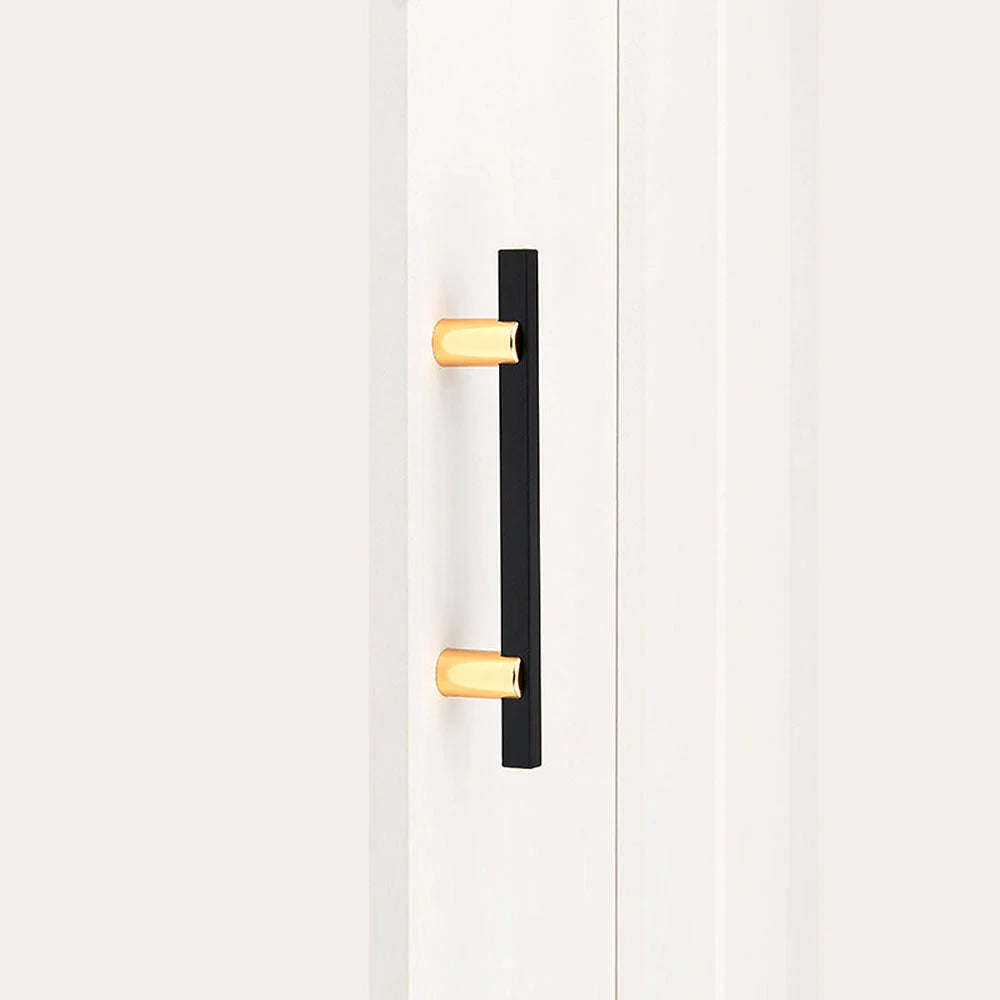 Black Gold Aluminum Alloy Handle for Kitchen and Bathroom Cabinets