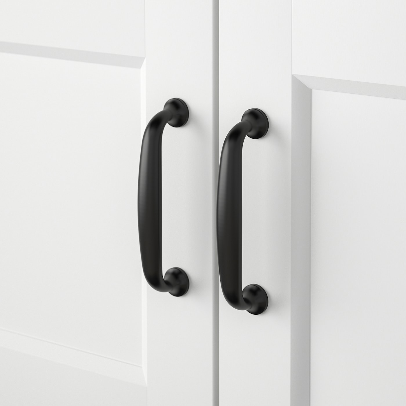 Minimalist Black Bow Kitchen Cabinet Handles Pulls