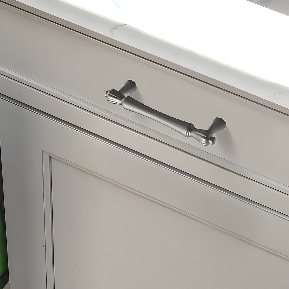 Grey Bar Cabinet Drawer Pull Handles